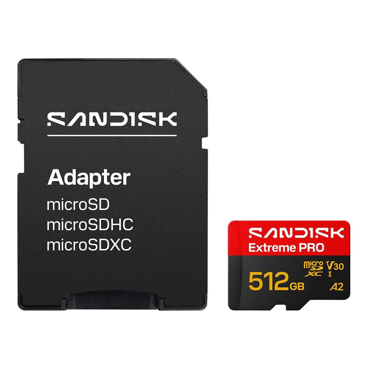 SanDisk Extreme Pro 512 GB minneskort MicroSDXC