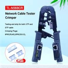 2 in 1 rj45 nätverks-lan-kabel crimper tång skärverktyg kabel testare kabel tång 6p/8p wire cutter tool test crimping tång