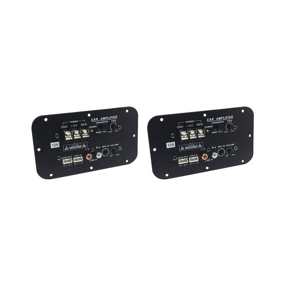 2X Car Subwoofer Amplifier Board, 500W Subwoofer High Power HiFi Bass Amplifier Board 12V