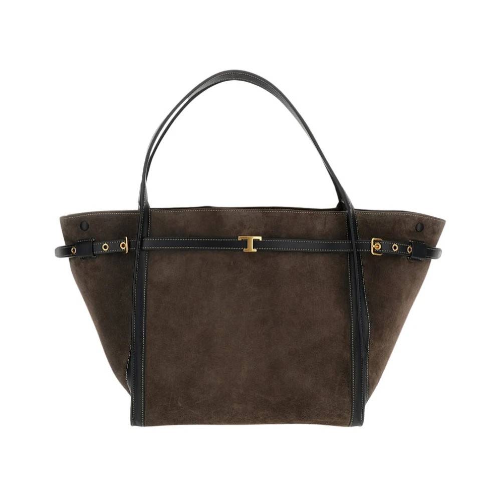 Tod's T Timeless Shopping Bag - Tasker - Dame - Brun - ONE SIZE - Uld