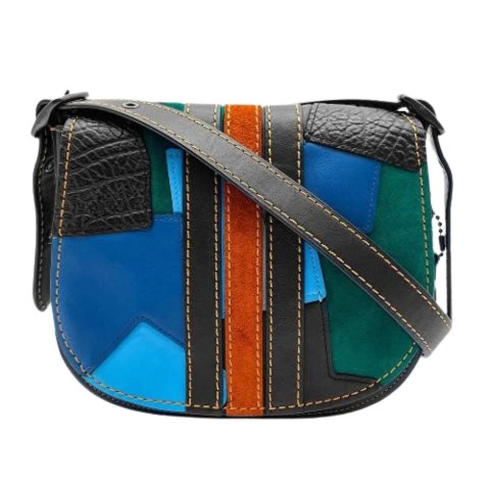 Coach Pre-owned Pre-owned Suede Skuldertaske - Vintage - unisex - Flerfarvet - ONE SIZE - Uld