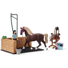 Schleich Hästklubb Med Tvättplats Emely Och Luna