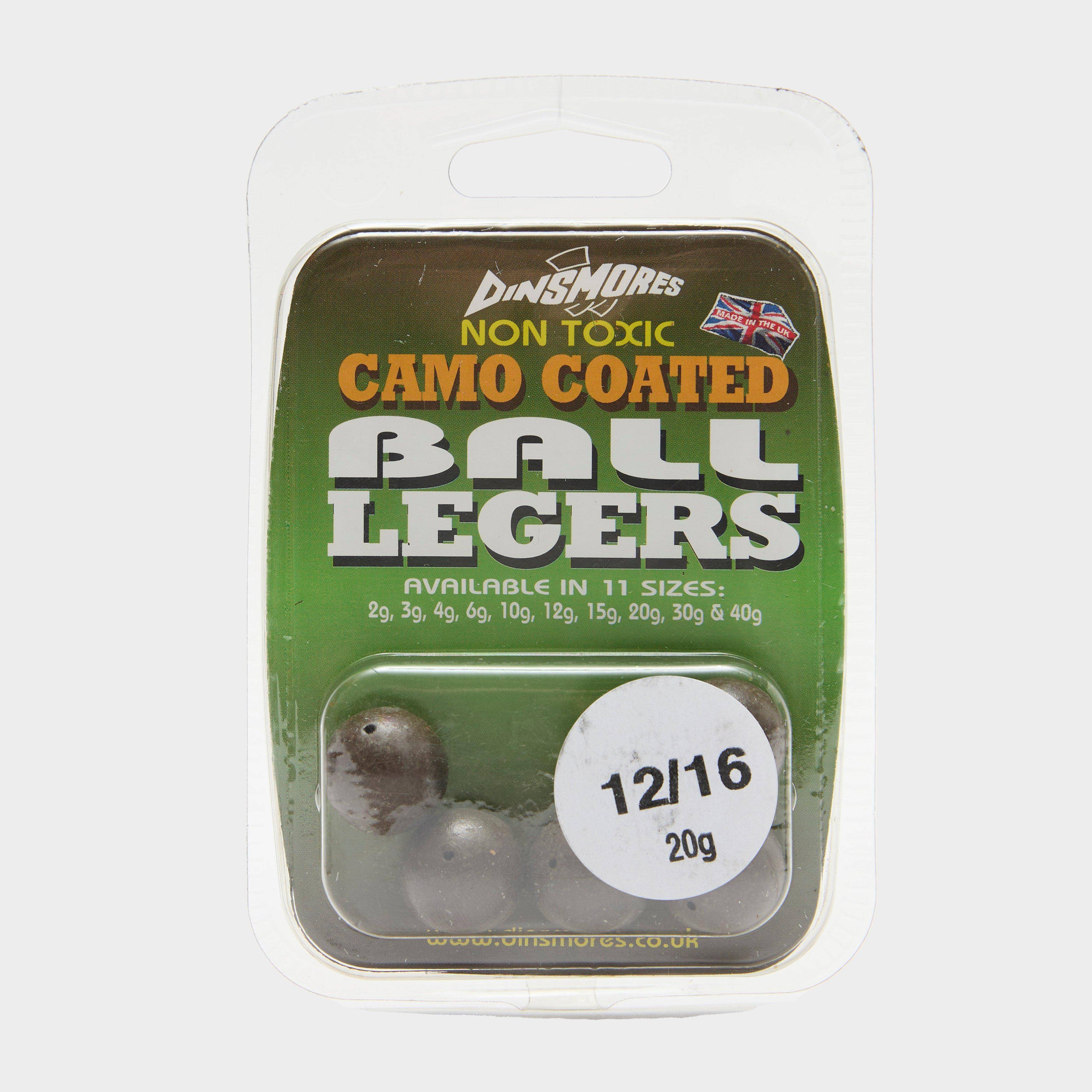 Dinsmores Camo Coated Ball Ledgers 20g, Grey - One Size