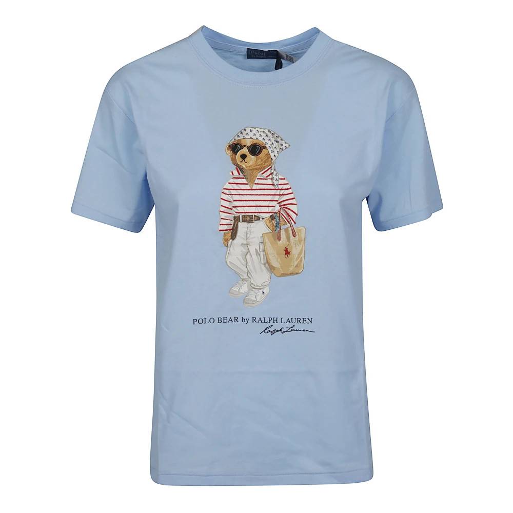 Polo Ralph Lauren - Bear T-shirt Toppar - Dam - L -