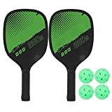 Pickleball Set - Portabel Utrustning Med 2 Racketar, 4 Bollar Och Förvaringsväska för Sport