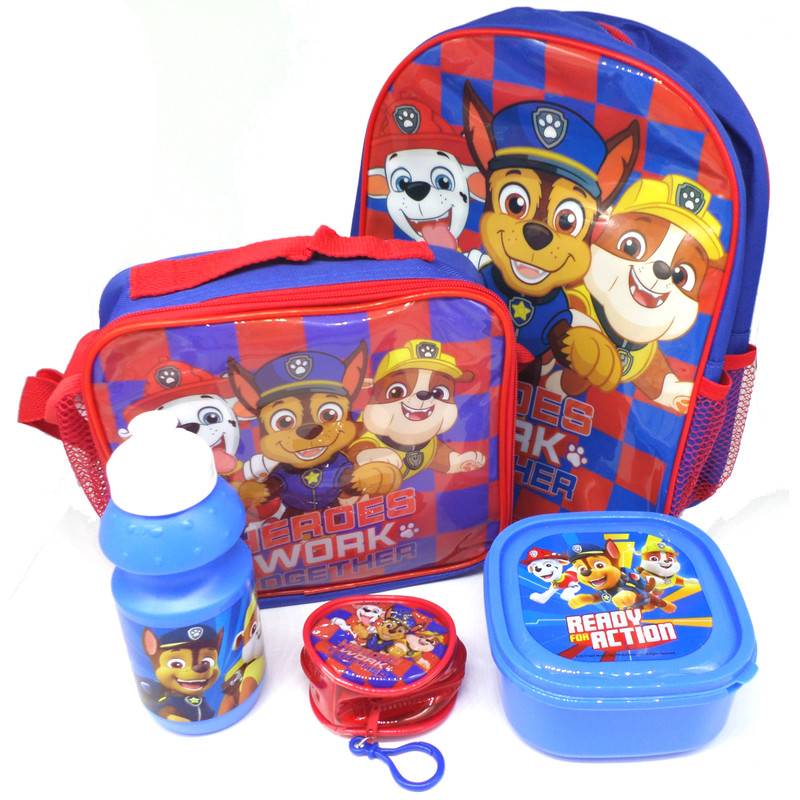 Paw Patrol Geschenkset Rucksack + Geldbörse + Isoliertasche +...