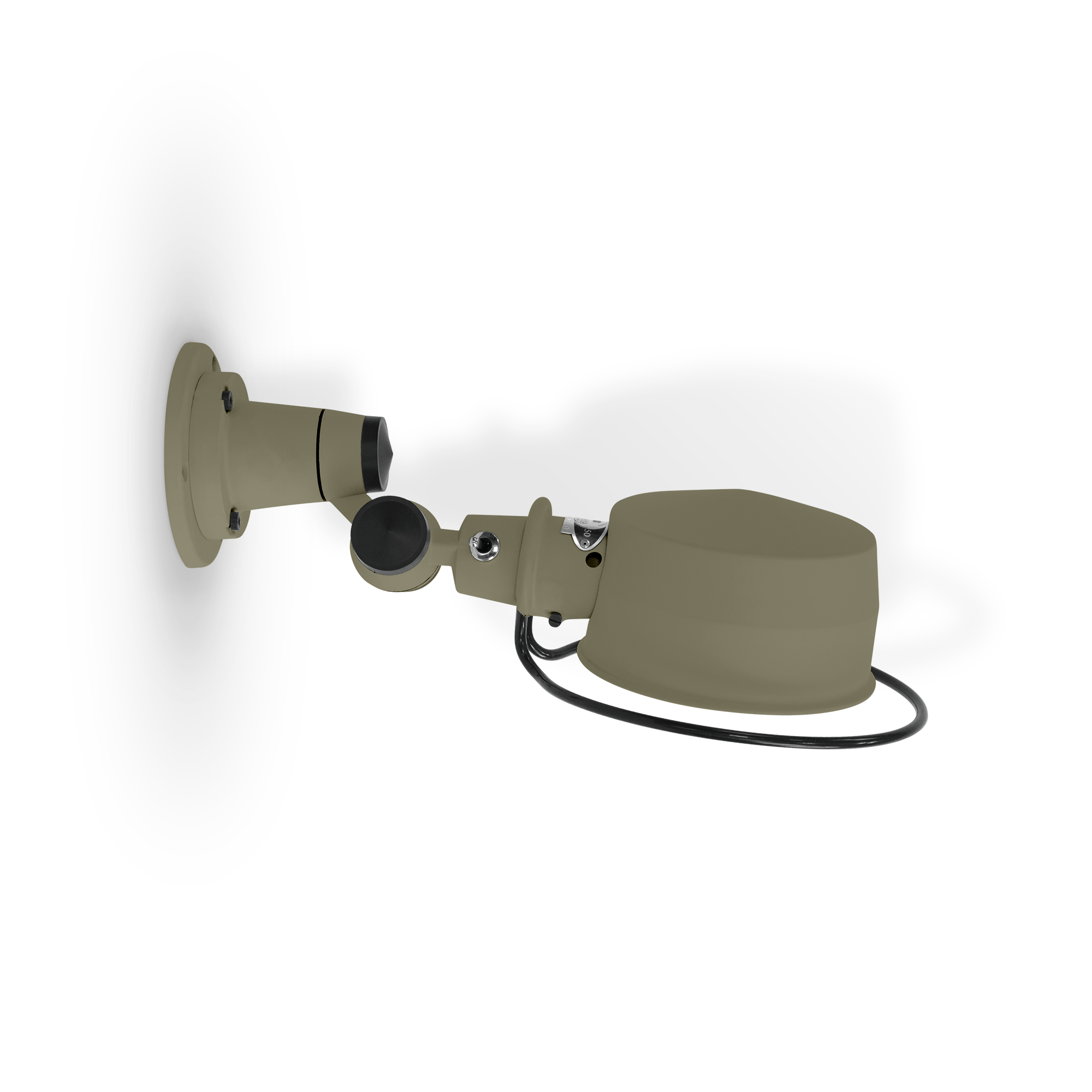 Lak L1000 væglampe fra Jieldé - Khaki grey / Mat
