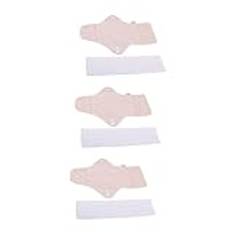 minkissy 6st Återanvändbara Tvättbara Menstruationsskydd i Bomull Absorberande Och Portabla För Kvinnor Perfekta För Resor Och Menstruationsperioder