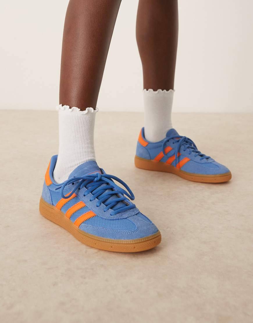 adidas Originals - Handball Spezial - Blå sneakers med orange detaljer - 36 2/3