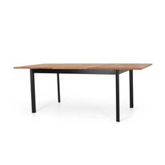 Selected Home Nice matbord Svart/teak 152 - 210 x 90 cm