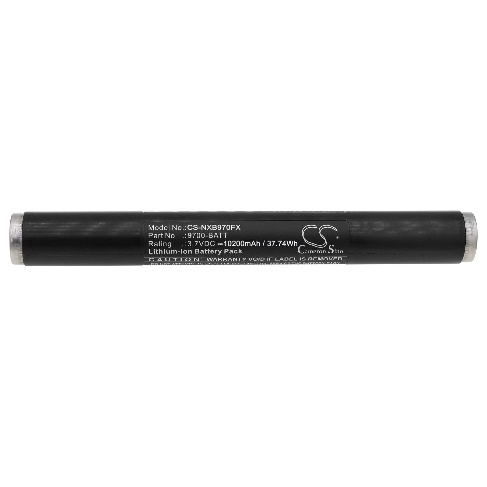 Batteri for Nightstick 9700, 9744, 9746 9700-BATT 3.7 V 10200 mAh Li-ion