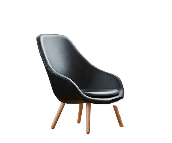 HAY About A Lounge Chair - AAL92 - California Læder - Sort