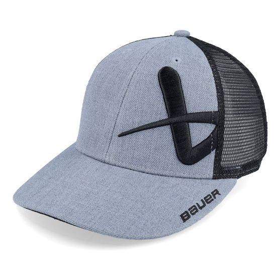 Bauer - Blå trucker Keps - Kids Core Cap Blue/Black Trucker @ Hatstore