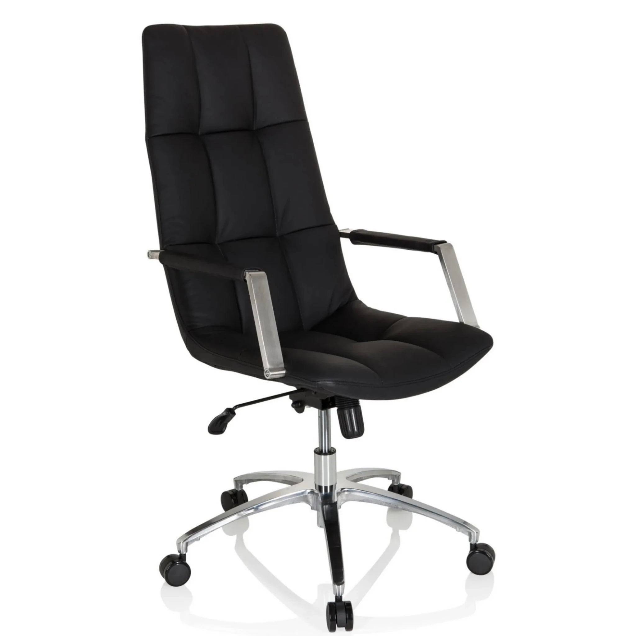 SARANTO PRO | Läder - Home Office chefsfåtölj