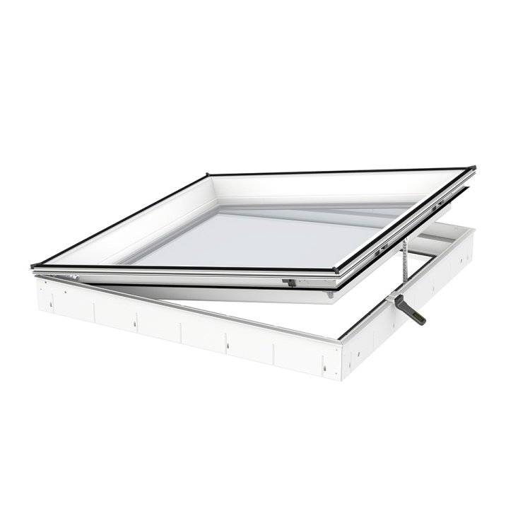 Velux oplukkelig karm solcelle CVU 200100 0325 200x100cm 3-lagsrude husk fladtagsvindue