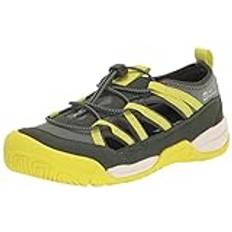 Jack Wolfskin Unisex barn Vili K sandal, Skiffer grön, 31 EU