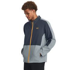 Under Armour Men's Stormproof 3.0 Waterproof Full Zip Golf Jacket, Mens, Downpour gray/harbor blue/wasp, Xl | American Golf