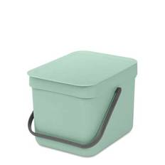 Affaldsspand med låg Brabantia Sort & Go Jade Green 6L