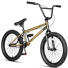 Avasta Hesper Barncykel på 20 tum, Freestyle BMX, cyklar för barn mellan 6 och 14 år och nybörjare, guld