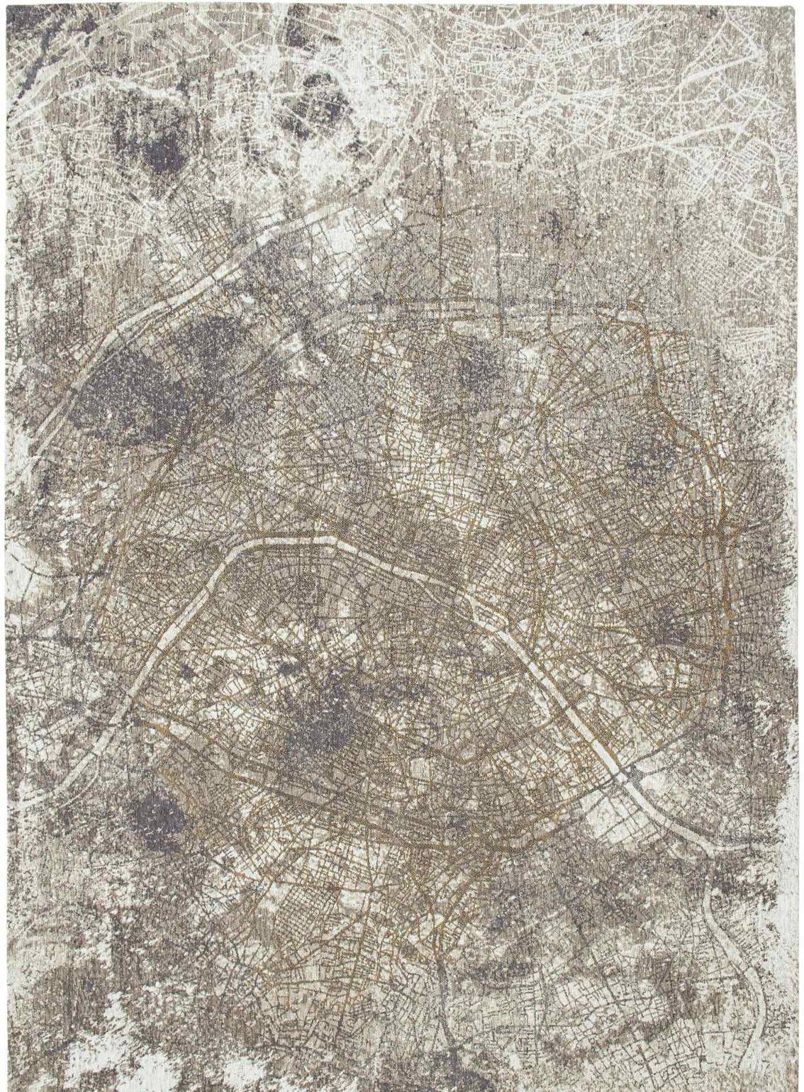 Chenille Paris - Cities Collection - 240 cm rund cm - Space Trip - (Tunn, Lättstädad) (240 cm rund)