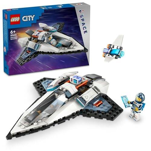 LEGO City Rymdfärja Leksak, Födelsedagspresent, Utbildande Byggklossar, för Pojkar och Flickor, Åldrarna 6, 7, 8 och 9, Rymden, 60430