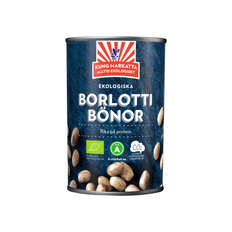 Borlottibönor, 400 g Eko