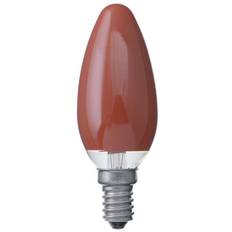 Glödlampa E14 Kron Röd 25W