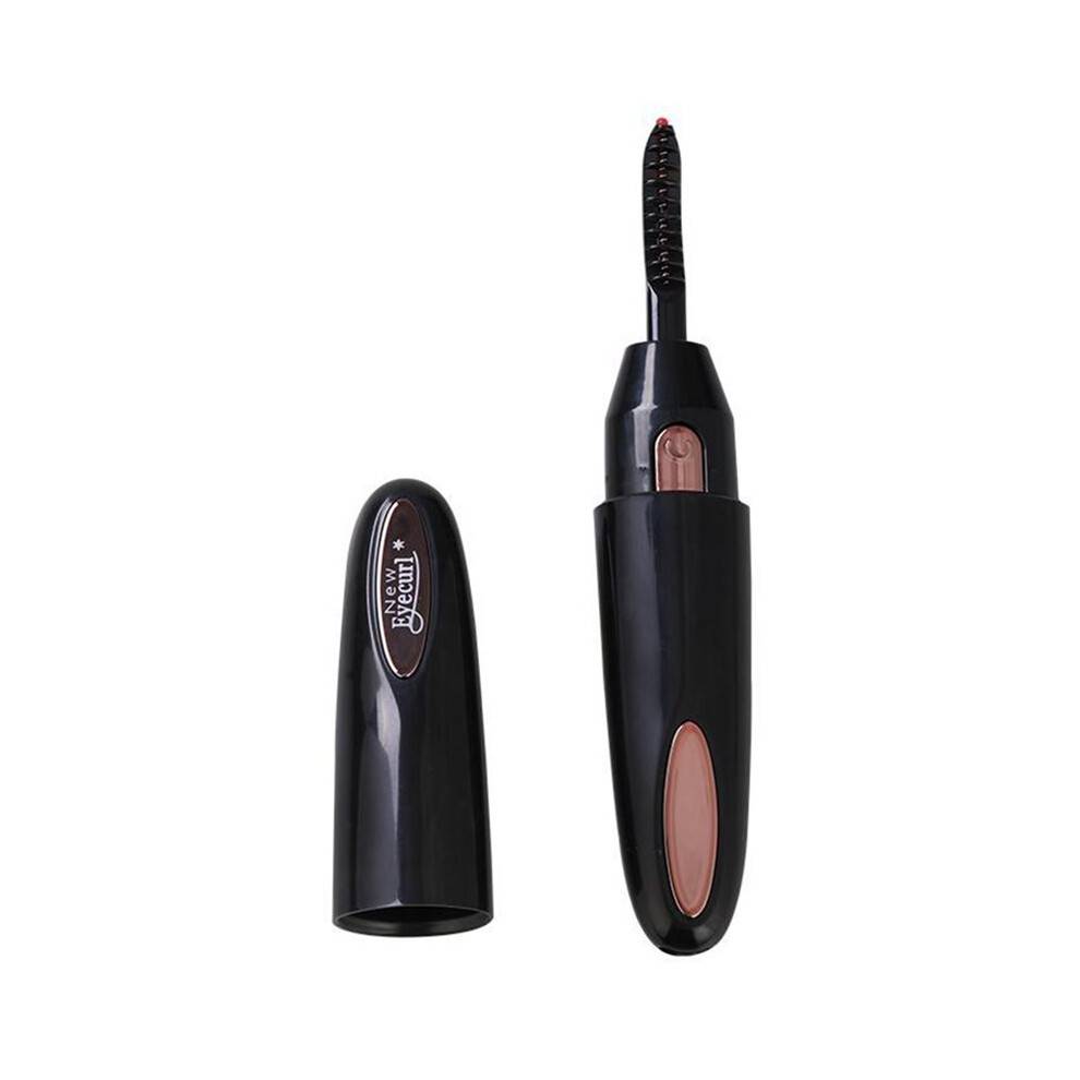 Electric Eyelash Curler Curling Tool Rechargeable Eyelash Curler Eyelash Curling and Setting Tool USB Rechargeable Black