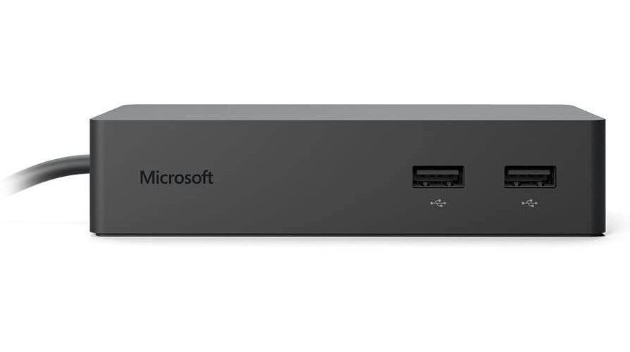 Microsoft Surface 1661 dockingstation | inkl. 90W strømforsyning | Sort