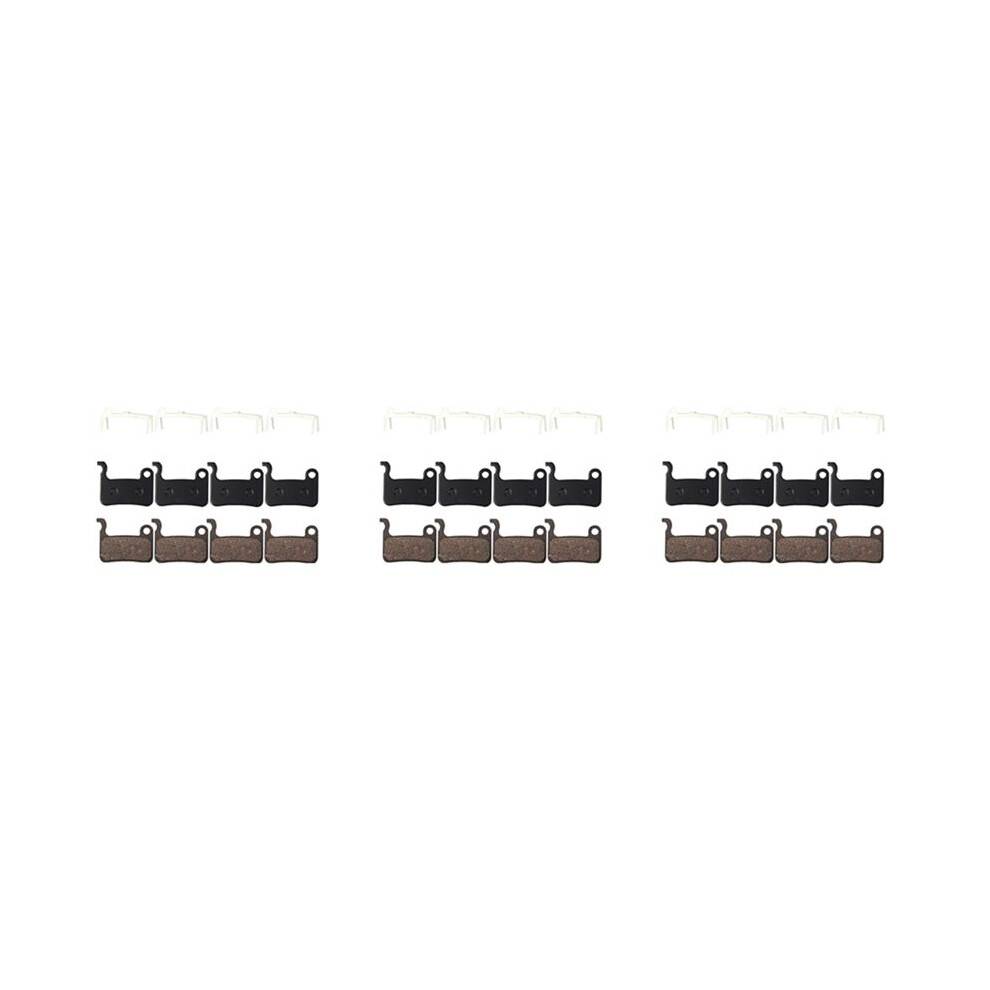 12 Pairs MTB Bicycle Resin Disc Brake Pads for Deore M596 M595 M535 SLX M665 XT M775/776/765 XT/R M975 M966 M965