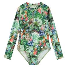 Molo Badedragt - UV50+ - Necky - Green Tropical - Molo - 7 år (122) - Badetøj