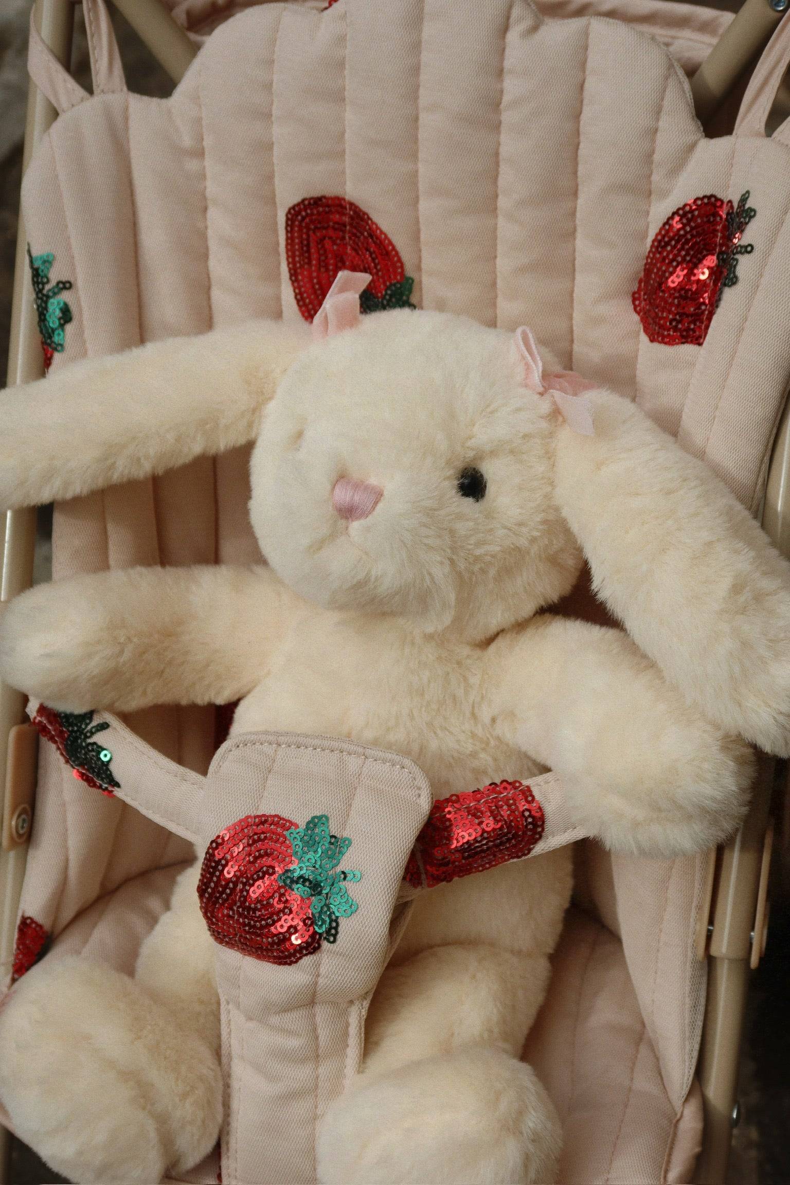 Konges Sløjd TULLE DUKKE KLAPVOGN - STRAWBERRY