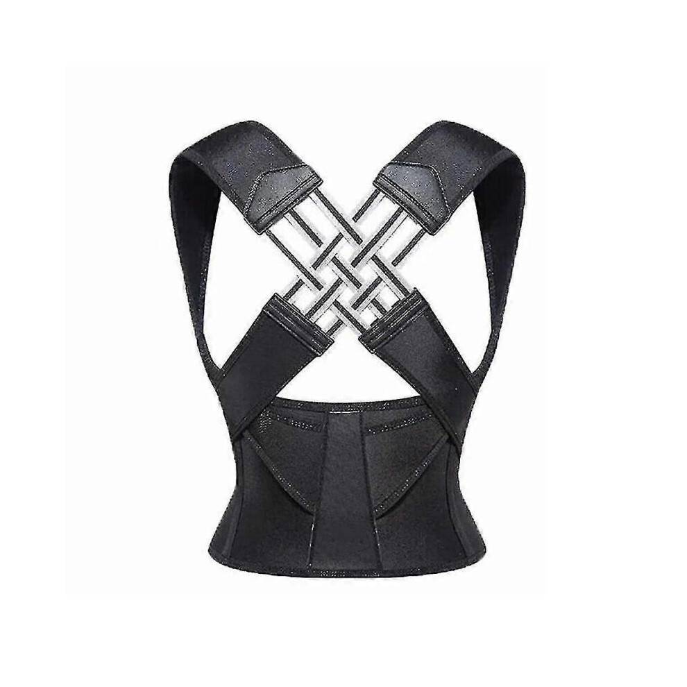 (M) 2024 Adjustable Back Posture Corrector Belt Women Men Prevent Slouching Relieve Pain Posture Corrector