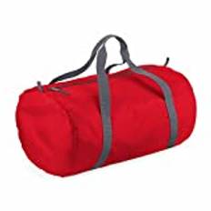Bag-base resväska, extra resväska som kan fällas ihop i en påse, ultralätt BG150, Färg: röd, unique