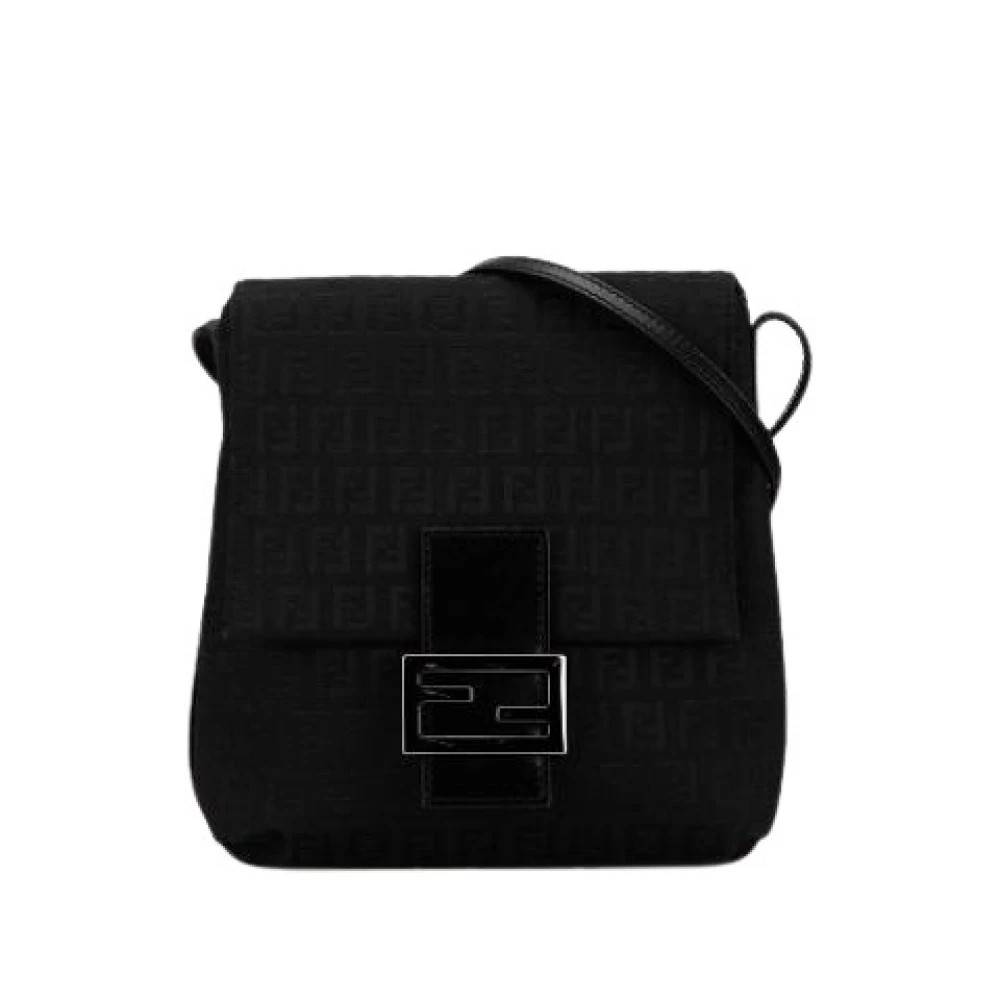 Fendi Vintage Pre-owned Crossbody Bag - Vintage - Dame - Sort - ONE SIZE - Læder