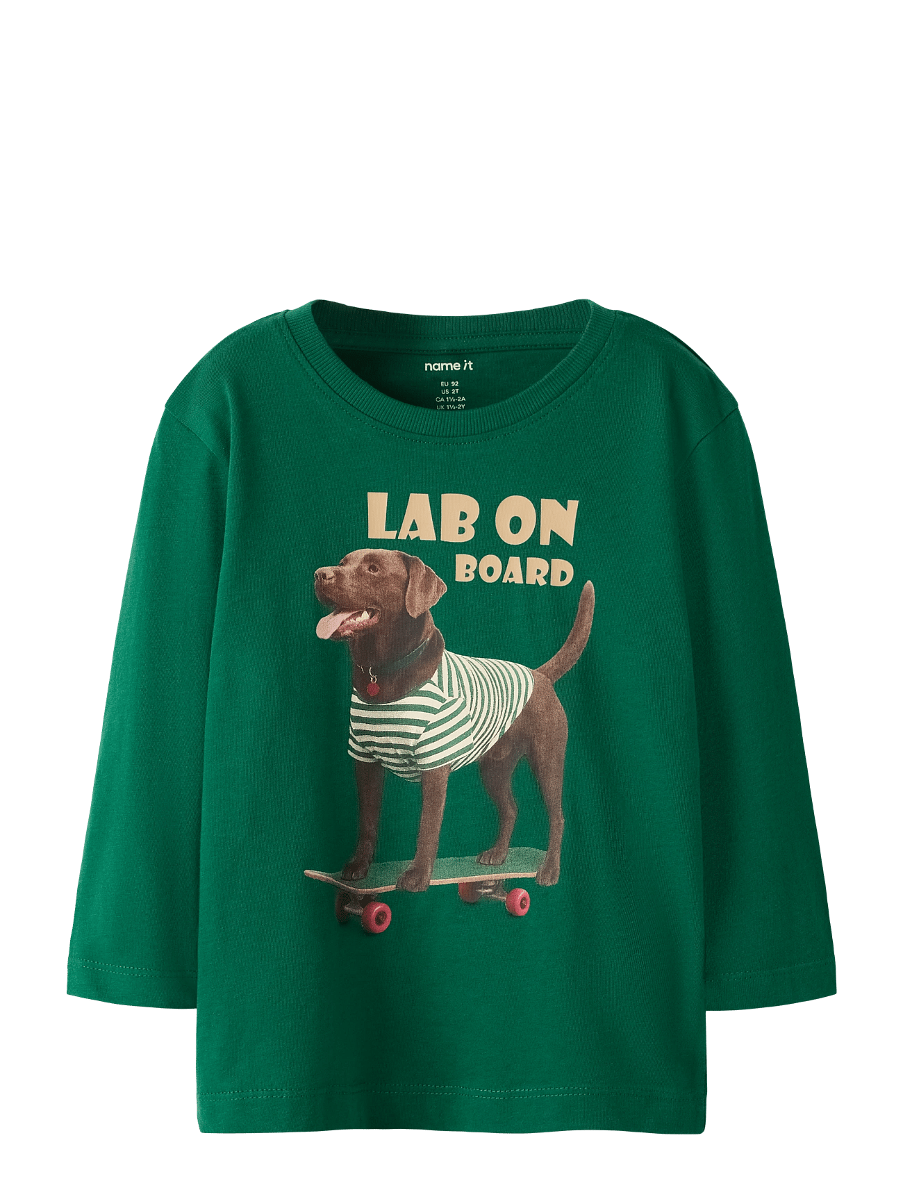 NAME IT Nmmvoto Ls Nreg Top | Green | 86