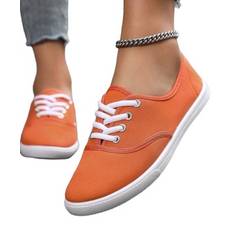 Sneakers/gårdsangersko - fede orange sko