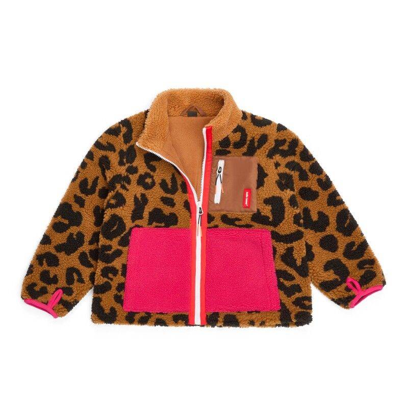 Hello Hossy Leopard - Fleecetröjor - Børn Marron / Noir 4 - 6 år