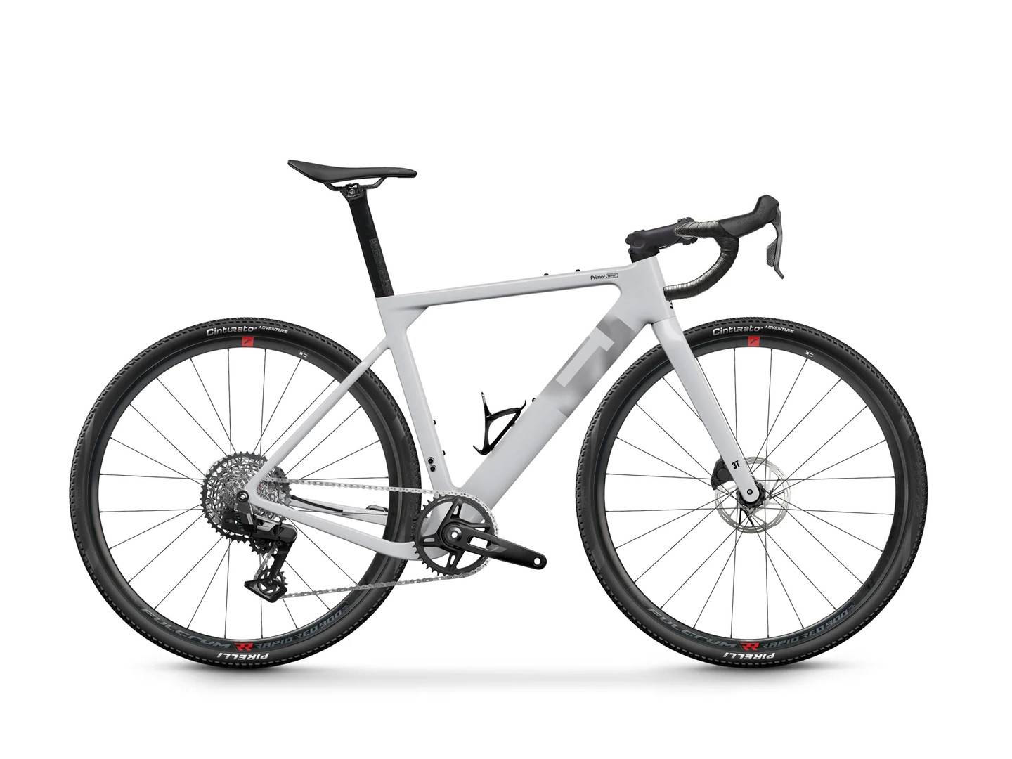 3T Primo2 WPNT Rival 1x13 Gravelcykel Gesso, Str. M - Vit (M)