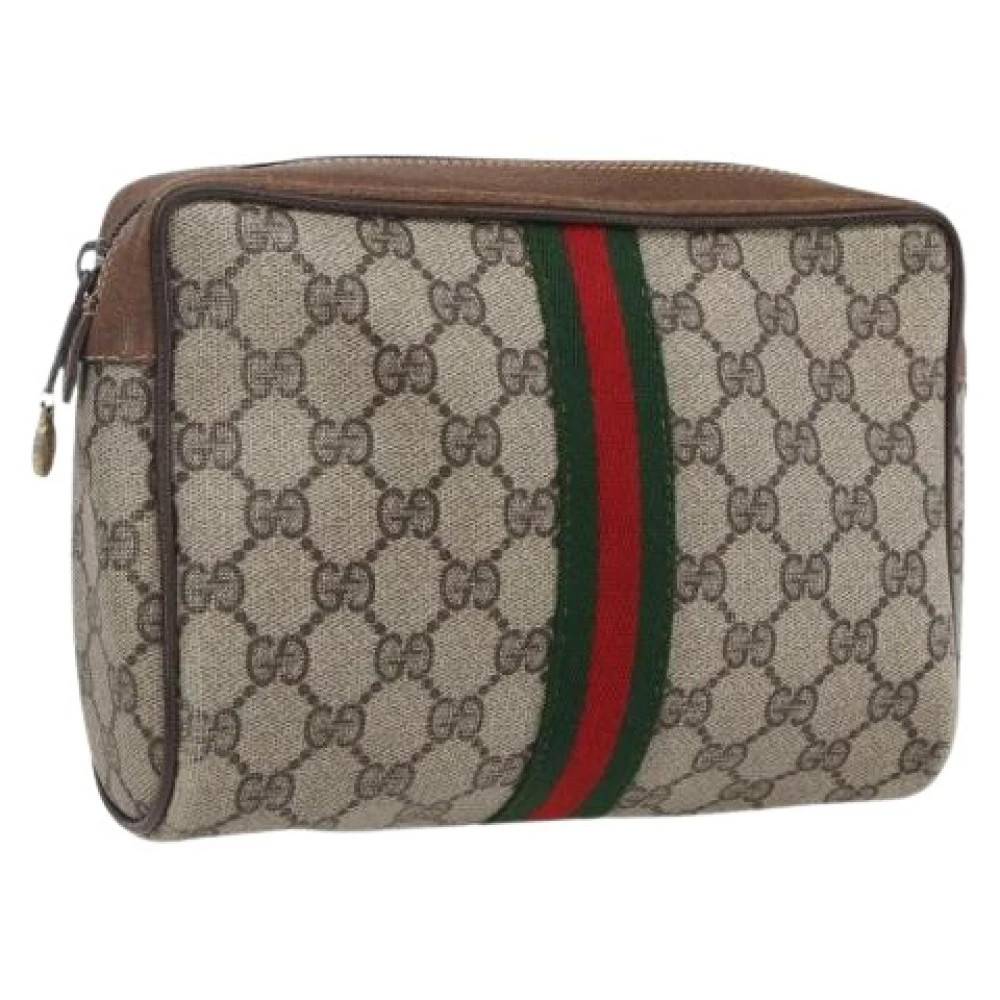 Gucci Vintage Pre-owned Plastic Clutch - Vintage - Dame - Flerfarvet - ONE SIZE - Tyl