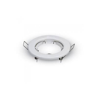 Downlight-kit til MR16 eller GU10, uden lyskilde, blank hvid, hulmål Ø65 mm, diameter Ø80 mm, MR16