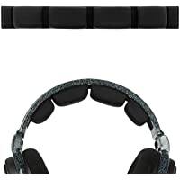 Geekria headbandsdyna i mesh kompatibel med Sennheiser HD600, HD580, HD650, HD660S hörlurar, ersättningsband, reparationsdel för huvudkuddens överdrag (Svart)