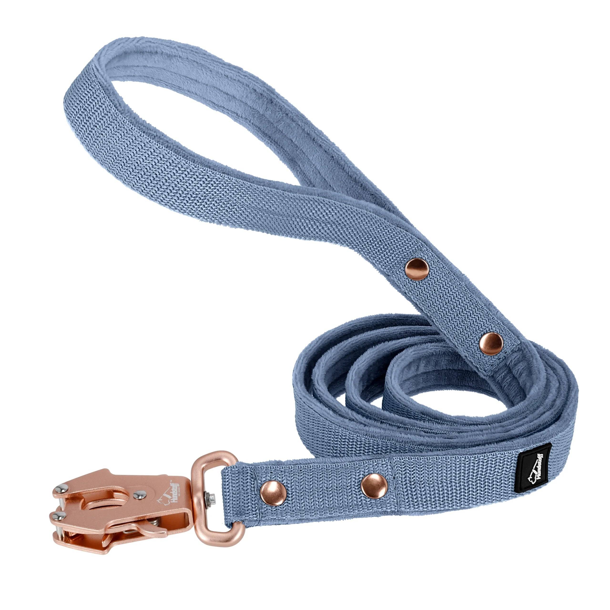 Walk Leash Rose Edition Pastel Blue - Säkert nylonkoppel i olika längder - Default Title