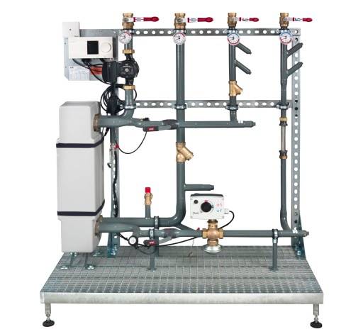 Metro Therm VXT type 1 fjernvarmeunit, med kabinet