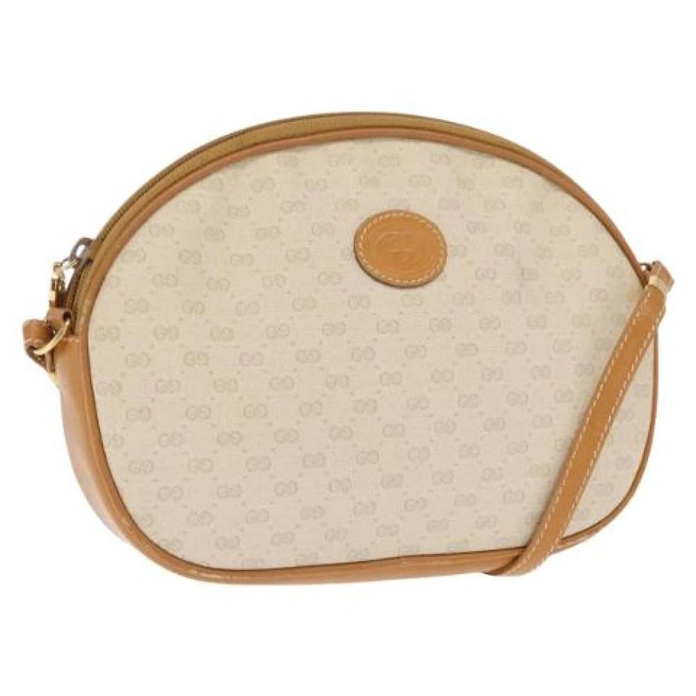 Gucci Vintage Pre-owned Vintage Cross Body Taske - Vintage - Dame - Beige - ONE SIZE -