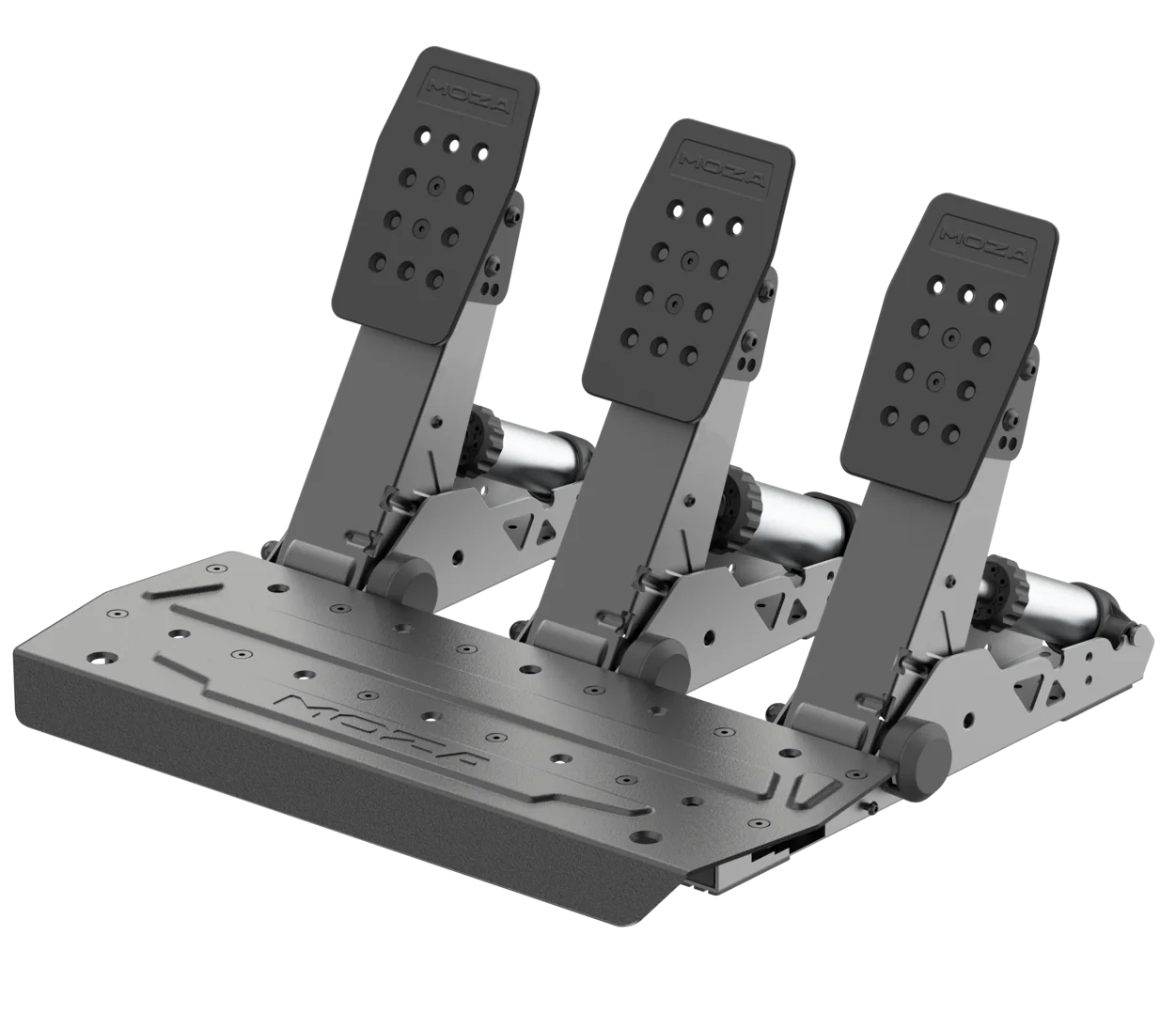 MOZA SRP2 Load Cell Pedals - 3 Pedals (Throttle + Brake + Clutch)