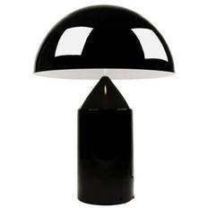 Oluce Atollo 238 Bordlampe 25 cm Sort