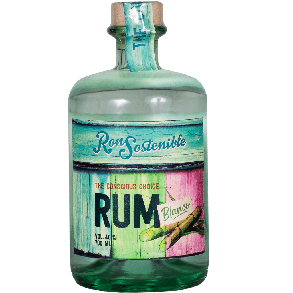 Ron Sostenible Rum Blanco 40% 70 cl