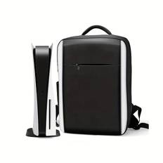 TEMU Suitable For Ps5 Slim Storage Bag, Ps5 Console Case, Male Backpack, Controller Accessories Portable Organizer Box, Dual Shoulder Bag