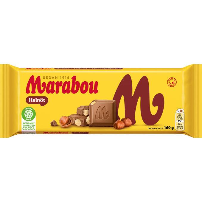 Marabou Mjölkchoklad Helnöt